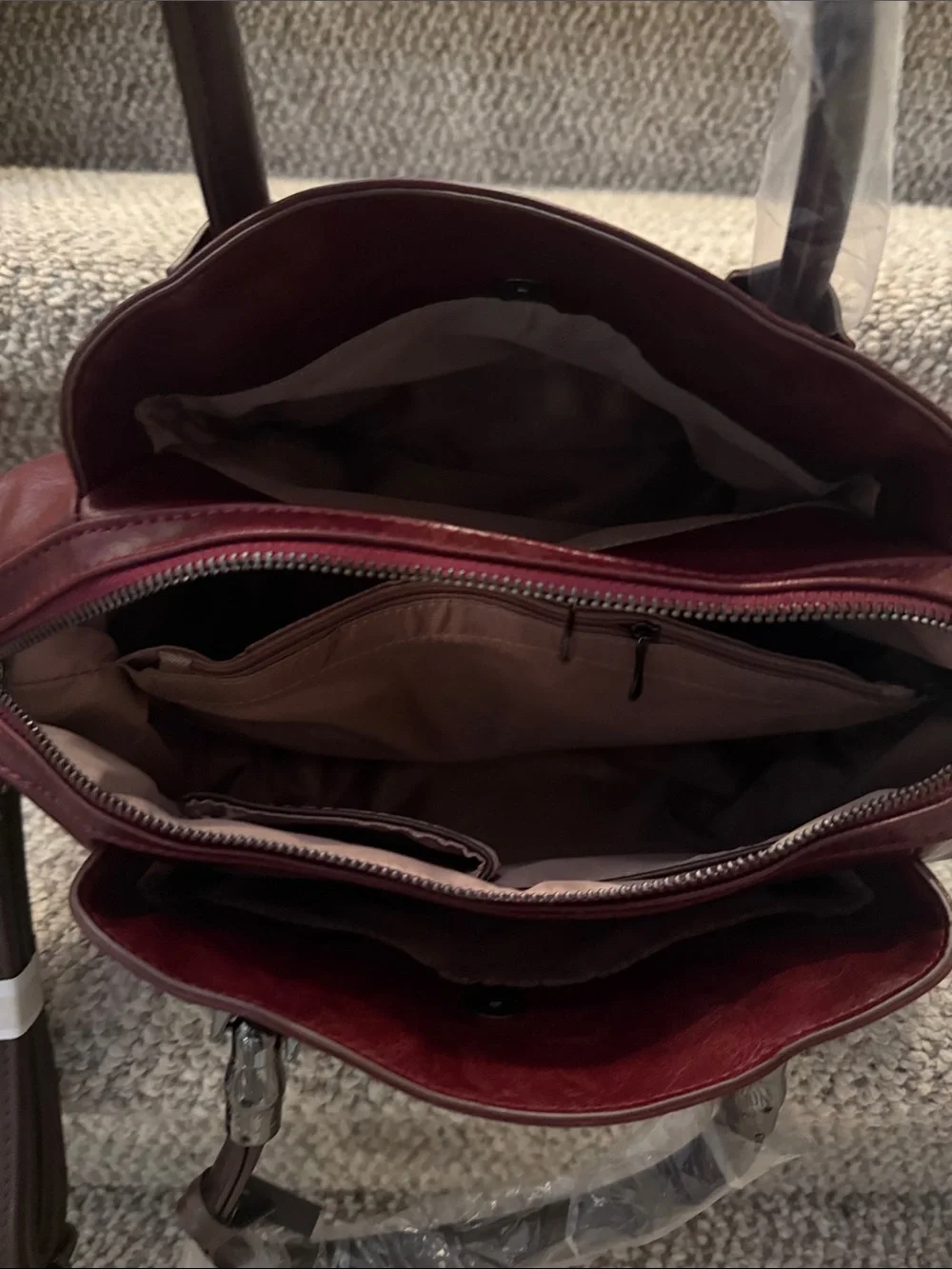 Embossed Tree of Life Handbag
